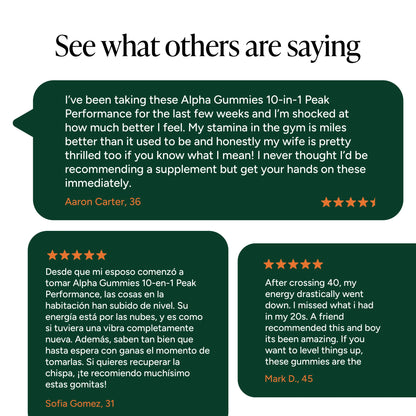 Alpha Gummies 120s